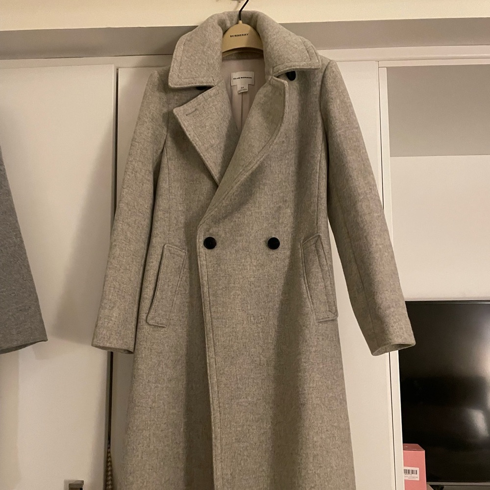 Club Monaco daylina coat jacket grey